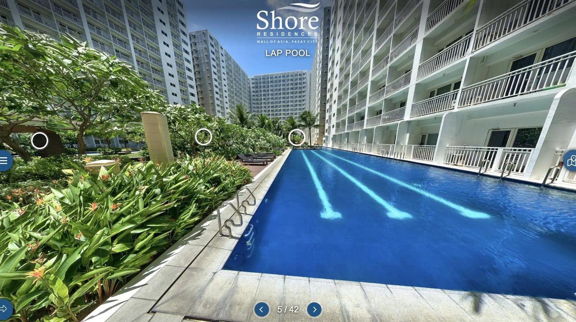Modern Double-Sized Bed With Netflix & Pool View Apartment Manila