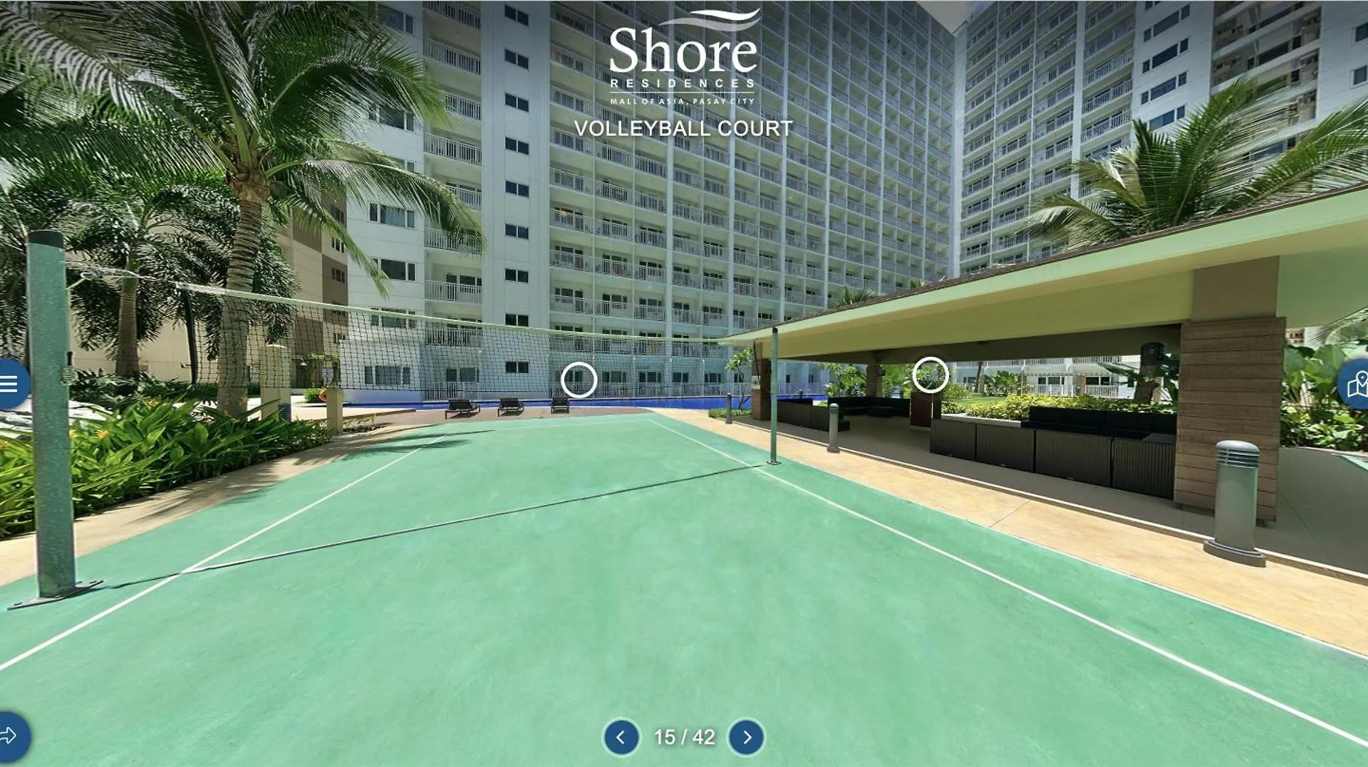 Modern Double-Sized Bed With Netflix & Pool View Apartment Manila Philippines
