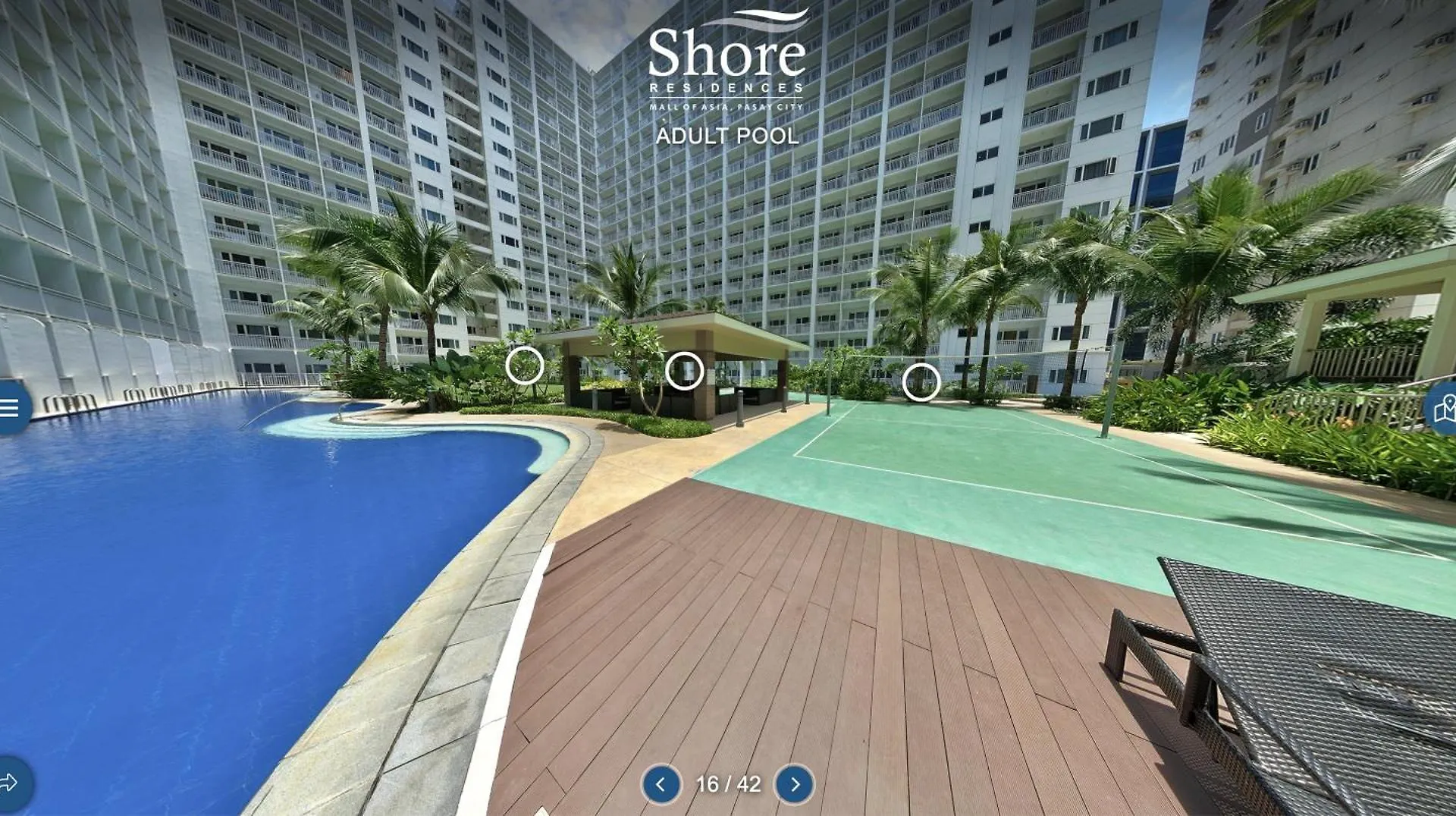 Modern Double-Sized Bed With Netflix & Pool View Apartment Manila 0*,