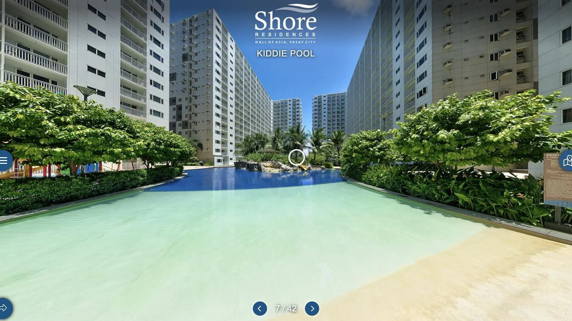 Modern Double-Sized Bed With Netflix & Pool View Apartment Manila