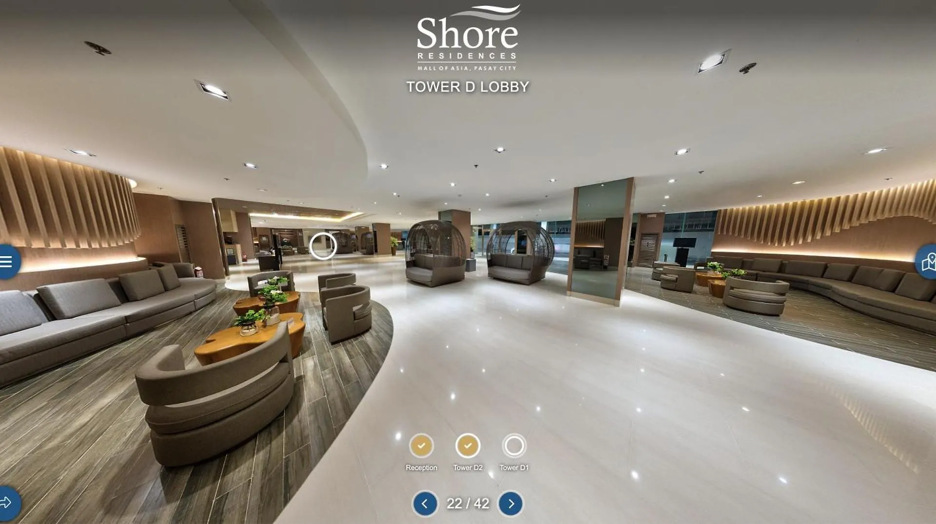 Modern Double-Sized Bed With Netflix & Pool View Apartment Manila