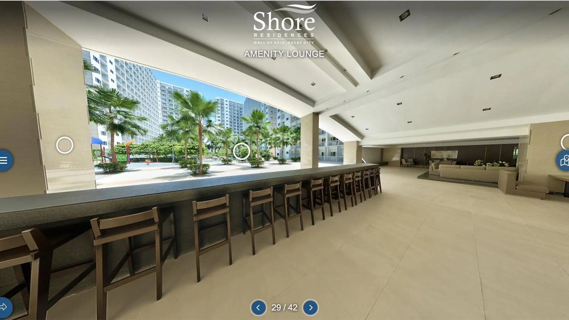Modern Double-Sized Bed With Netflix & Pool View Apartment Manila